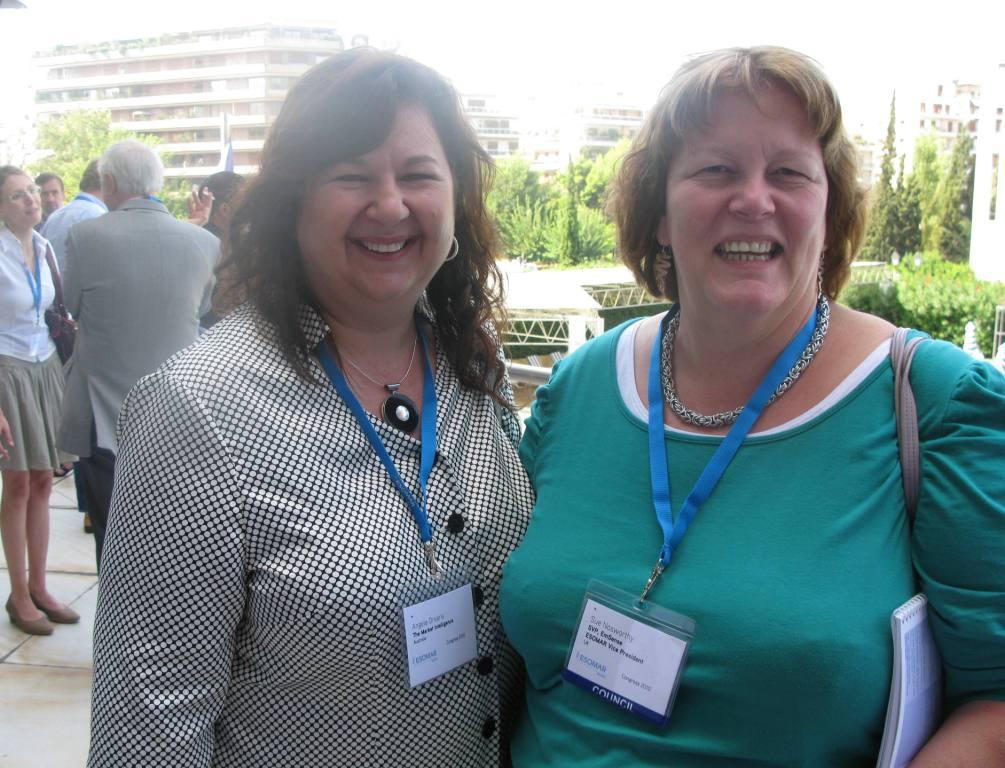 Angela Orsaris with Sue Nosworthy (Council Member)